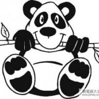关于熊猫的简笔画