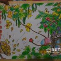 小学生获奖科幻画《快乐农家》赏析