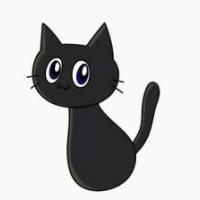 如何画小黑猫