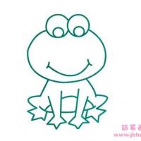 幼儿园青蛙简笔画
