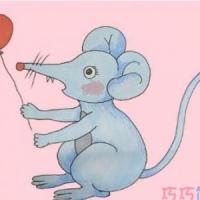 教你如何画小老鼠简笔画
