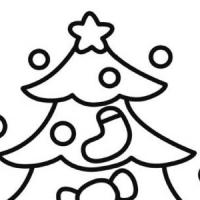 简单圣诞树怎么画
