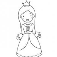 【白雪公主简笔画步骤图】八步画出美丽的公主简笔画步骤图解