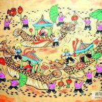 儿童画歌声迎新年