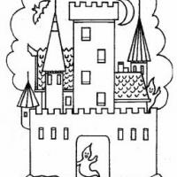 建筑图片 童话城堡简笔画图片