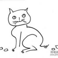 关于猫的简笔画画法