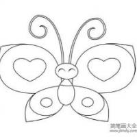 关于蝴蝶的简单简笔画