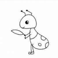小蚂蚁怎么画,蚂蚁的画法