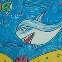 海底世界儿童画范画