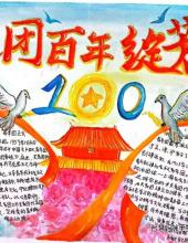 2022年庆祝建团百年手抄报一等奖（10张）