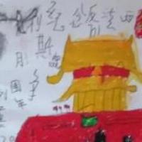 庆祝国庆,儿童国庆节绘画作品欣赏