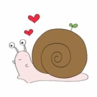 简单好看的蜗牛幼儿简笔画