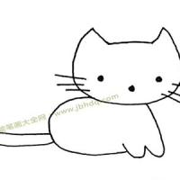 简单的小猫简笔画图片