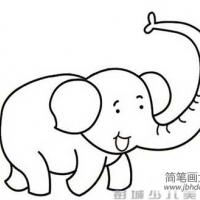 开心的大象
