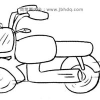 Q版交通工具 摩托车