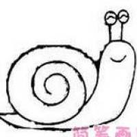 蜗牛简笔画教程：如何画蜗牛