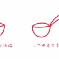 汤勺的画法