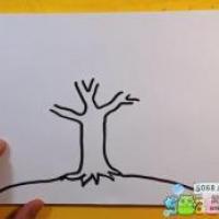 苹果树怎么画 儿童画苹果树的画法