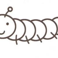 毛毛虫简笔画