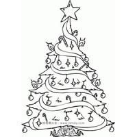 简笔画图片 圣诞树