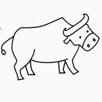 牛怎么画