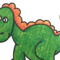 幼儿学画尼日尔龙