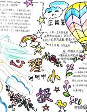 开学第一课之心理健康教育手抄报(9张)-图8 开学第一课之心理健康教育手抄报