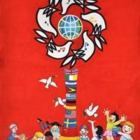战争和平儿童画图片-呼唤和平