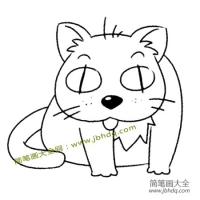 小动物的基本画法 猫的简笔画教程