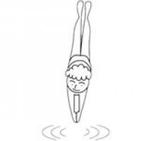 [跳水运动员]跳水运动员简笔画步骤教程及图片大全