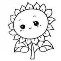 【卡通向日葵】可爱向日葵简笔画步骤图片教程