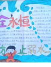 【防溺水小报】珍爱生命防止溺水手抄报图片