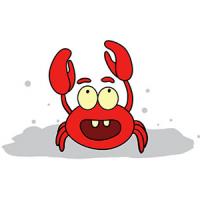 开心的小螃蟹简笔画教程步骤图