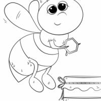 卡通蜜蜂的画法