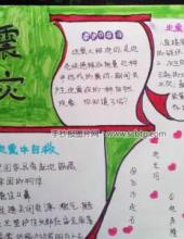 纪念512，科学防灾减灾的手抄报