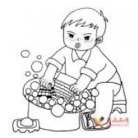 小男孩的简笔画画法图片大全