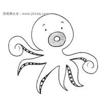 动物的画法 章鱼