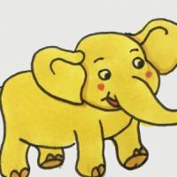 怎么简单的画大象？