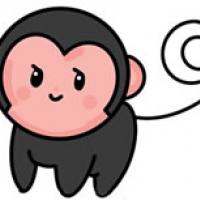 小猴子怎么画_超萌小猴子简笔画画法步骤图片