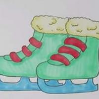 滑冰鞋简笔画-两种滑冰鞋简笔画怎么画简单又漂亮