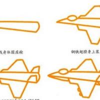 战斗机简笔画