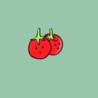 小巧简单的西红柿简笔画