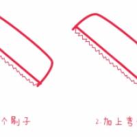 锯子的画法