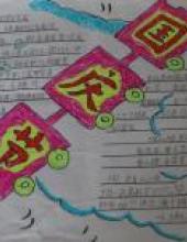 庆祝国庆，国庆节快乐的手抄报