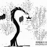 几张村庄建筑简笔画图片