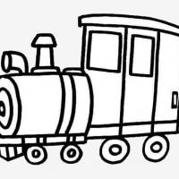 简笔画火车头，火车头的简笔画怎么画