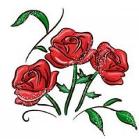 情人节来画玫瑰花