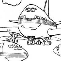 卡通飞机简笔画图片 飞机简笔画