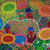 一等奖小学生获奖科幻画《自动化蔬果园》赏析