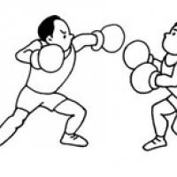 拳击比赛简笔画 拳击比赛简笔画步骤图片大全